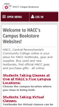 Mobile Screenshot of bookstore.hacc.edu